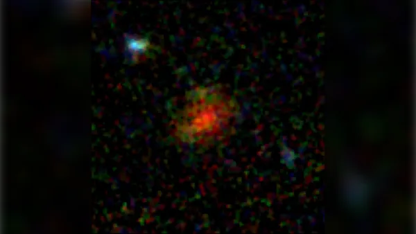 img of 早期宇宙中存在巨大尘埃星系，詹姆斯·韦伯望远镜确认